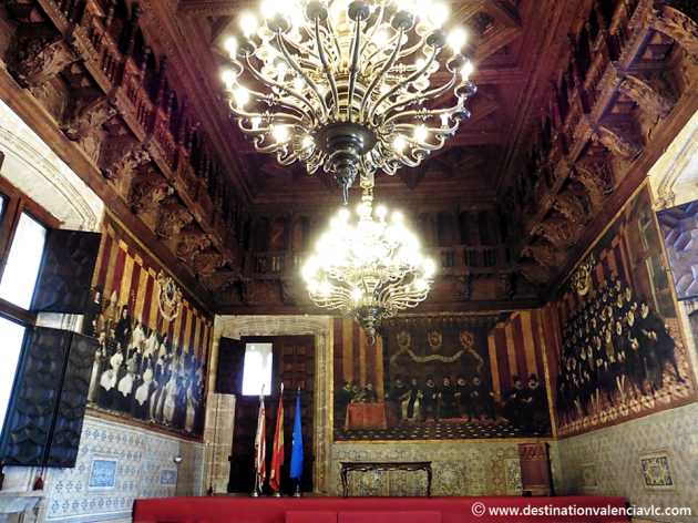 Sala Nova del Palacio de la Generalitat Valenciana